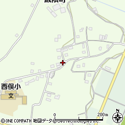 鹿児島県鹿屋市飯隈町2939-3周辺の地図