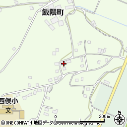 鹿児島県鹿屋市飯隈町2896周辺の地図