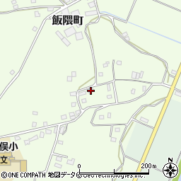 鹿児島県鹿屋市飯隈町2896-1周辺の地図