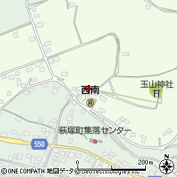 鹿児島県鹿屋市飯隈町3102周辺の地図