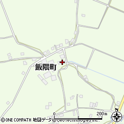 鹿児島県鹿屋市飯隈町1414-1周辺の地図