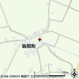 鹿児島県鹿屋市飯隈町1416-1周辺の地図