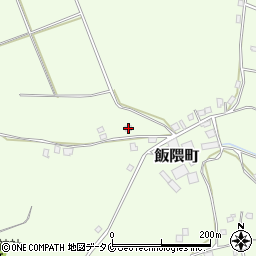 鹿児島県鹿屋市飯隈町1375-3周辺の地図