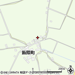 鹿児島県鹿屋市飯隈町1371-2周辺の地図