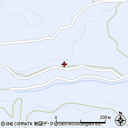鹿児島県南さつま市加世田津貫22870周辺の地図