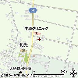 鹿児島県鹿屋市横山町1585周辺の地図