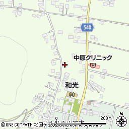 鹿児島県鹿屋市横山町1538周辺の地図