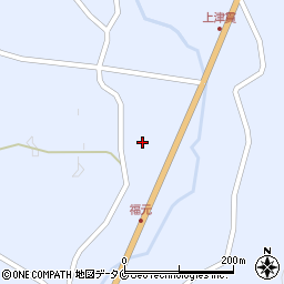 鹿児島県南さつま市加世田津貫23196周辺の地図