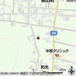 鹿児島県鹿屋市横山町1545周辺の地図
