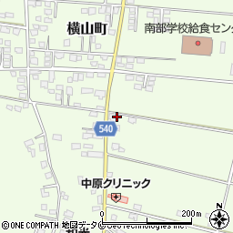 鹿児島県鹿屋市横山町1630周辺の地図