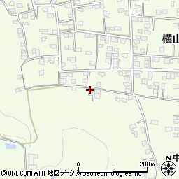 鹿児島県鹿屋市横山町2037周辺の地図