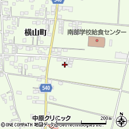 鹿児島県鹿屋市横山町1635周辺の地図