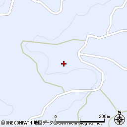 鹿児島県南さつま市加世田津貫23958周辺の地図