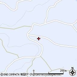 鹿児島県南さつま市加世田津貫23541周辺の地図