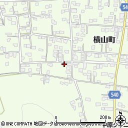 鹿児島県鹿屋市横山町2025周辺の地図