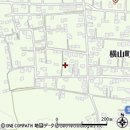 鹿児島県鹿屋市横山町2027周辺の地図