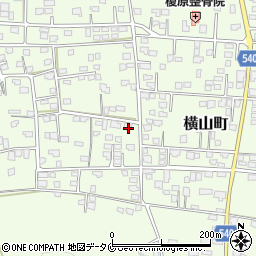 鹿児島県鹿屋市横山町2030周辺の地図