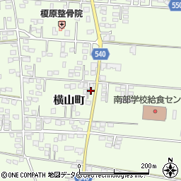 鹿児島県鹿屋市横山町1975周辺の地図