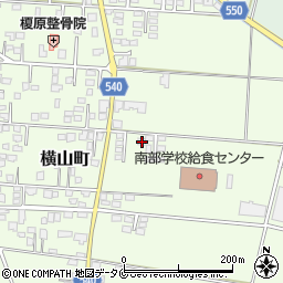 鹿児島県鹿屋市横山町1654周辺の地図