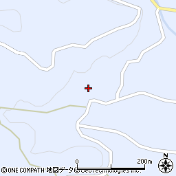 鹿児島県南さつま市加世田津貫23656周辺の地図