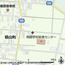 鹿児島県鹿屋市横山町1671周辺の地図