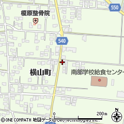 鹿児島県鹿屋市横山町1651周辺の地図