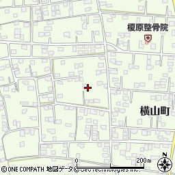 鹿児島県鹿屋市横山町2081周辺の地図