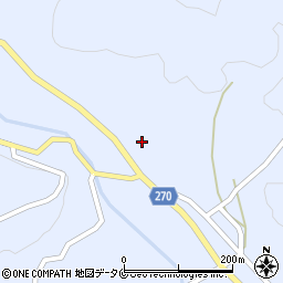 鹿児島県南さつま市加世田津貫13435周辺の地図