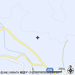 鹿児島県南さつま市加世田津貫13461周辺の地図