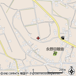 鹿児島県鹿屋市永野田町周辺の地図