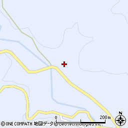 鹿児島県南さつま市加世田津貫13532周辺の地図