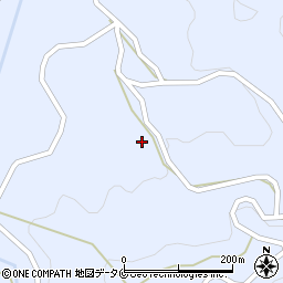 鹿児島県南さつま市加世田津貫9330-2周辺の地図