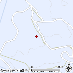 鹿児島県南さつま市加世田津貫7650周辺の地図