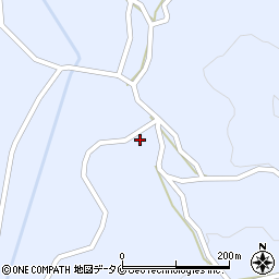 鹿児島県南さつま市加世田津貫7637周辺の地図