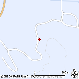 鹿児島県南さつま市加世田津貫11417周辺の地図