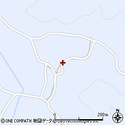 鹿児島県南さつま市加世田津貫7863周辺の地図