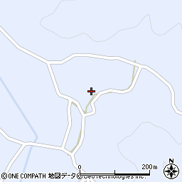 鹿児島県南さつま市加世田津貫7857周辺の地図