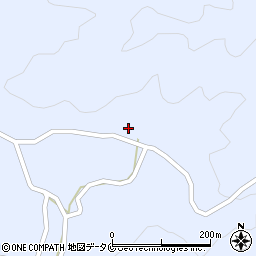 鹿児島県南さつま市加世田津貫8604周辺の地図