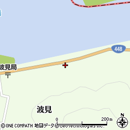 鹿児島県肝属郡肝付町波見1586周辺の地図