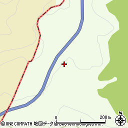 指宿スカイライン周辺の地図
