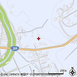 鹿児島県鹿屋市野里町周辺の地図