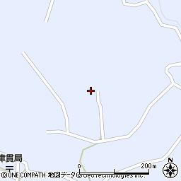 鹿児島県南さつま市加世田津貫8122-2周辺の地図