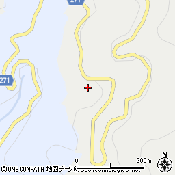 鹿児島県南さつま市大浦町（峠坂）周辺の地図