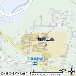 鹿児島県立鹿屋工業高等学校周辺の地図