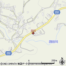 淵田周辺の地図