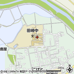 鹿屋市立田崎中学校周辺の地図