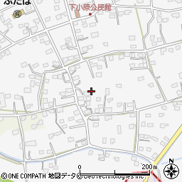鹿児島県鹿屋市串良町下小原周辺の地図