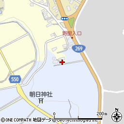 鹿児島県鹿屋市上野町4137周辺の地図