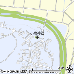 小烏神社周辺の地図
