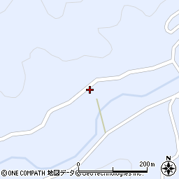 鹿児島県南さつま市加世田津貫2428-1周辺の地図